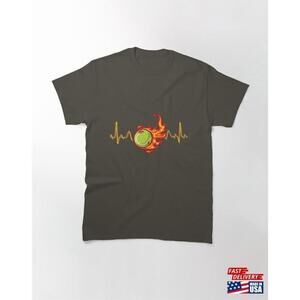 Tennis Pulse Heartbeat Classic Tshirt Unisex